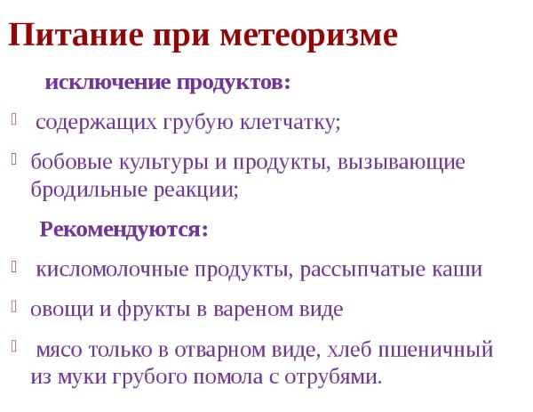 Вздутие живота и газообразование - причины и лечение: лекарства, народные средства, диета, рекомендуемые продукты