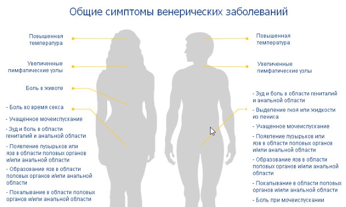 Симптомы венерологических заболеваний у женщин. Обследование и диагностика, инкубационный период, лечение