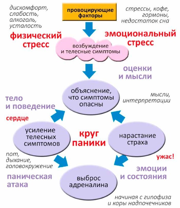 Панические атаки. Симптомы и лечение, признаки, причины. Психосоматика невроза, виды, последствия