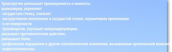 Троксерутин. Инструкция по применению, цена, отзывы, аналоги