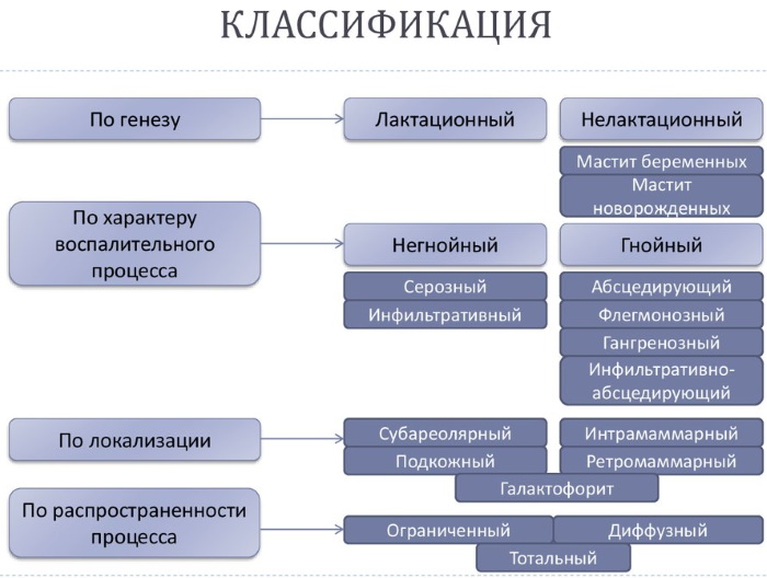 Гнойный мастит у женщин фото