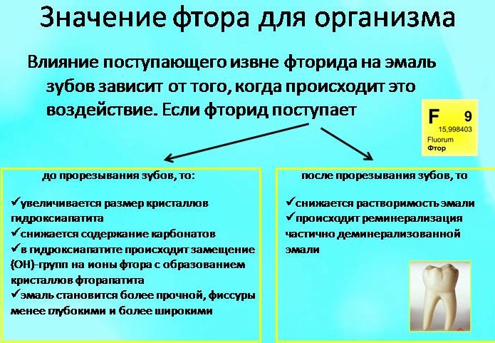 Недостаток фтора в организме у женщин, мужчин. Симптомы, что развивается, к чему приводит