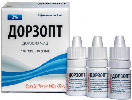 Дорзопт (Dorzopt) глазные капли. Цена, инструкция по применению, аналоги