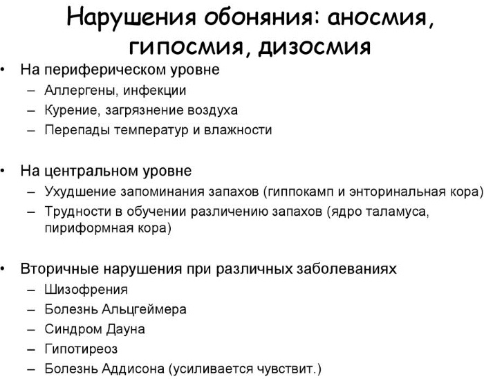 Как восстановить обоняние носа, вкус народными средствами после болезни, травмы головы