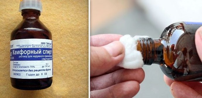 Камфорный спирт (Camphor spiritus). Применение для ушей взрослым, детям, инструкция, аналоги