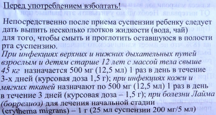 Хемомицин (Hemomycin) суспензия для детей. Инструкция, аналоги, цена