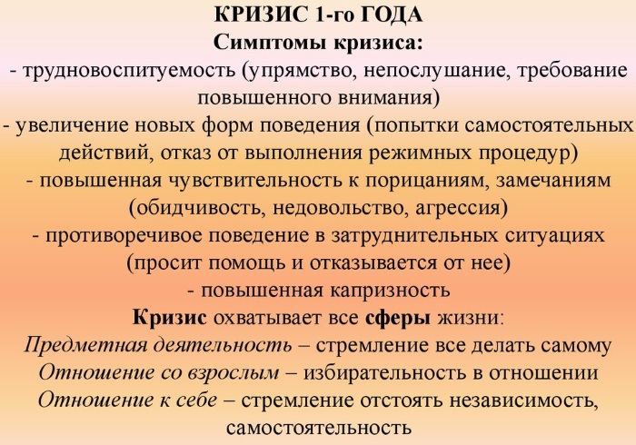 Кризис 1 года у ребенка. Возрастная психология, причины возникновения, проявления