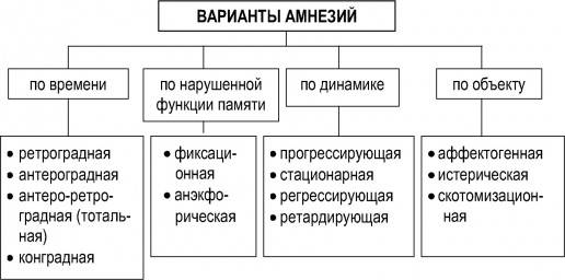 Амнезия в психологии. Что это такое, определение, классификация: ретроградная, антероградная, детская