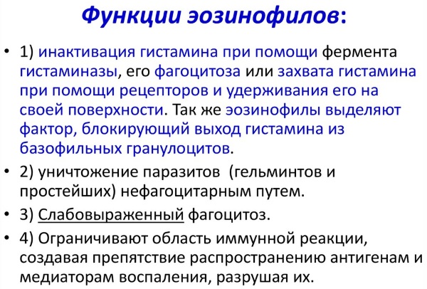 Эозинофилы понижены у женщины, взрослого, ребенка. Что это значит, как повысить