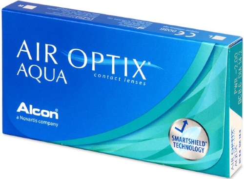 Линзы Alcon Air Optix (Алкон Аир Оптикс) Аква, гидрогелевые, Колор. Цена, отзывы