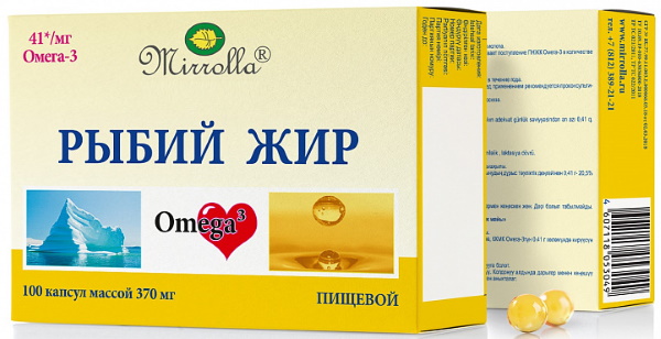 Рыбий жир Мирролла (Mirrolla). Отзывы, польза, цена, инструкция по применению