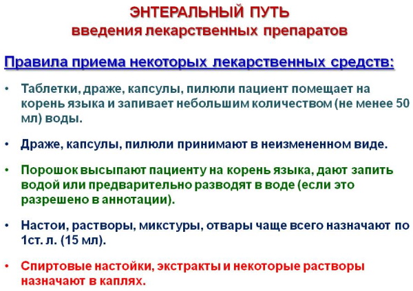 Энтеральный путь введения лекарственных средств. Что это такое, преимущества, недостатки