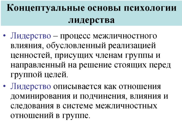 Лидерство (лидер) в психологии это, определение, стили