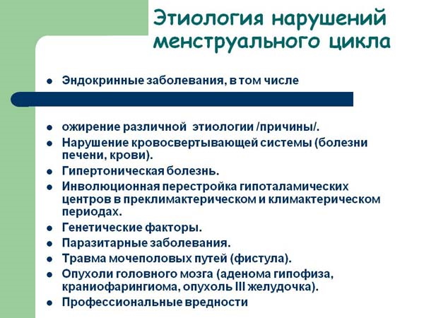 Таблетки для восстановления менструационного цикла