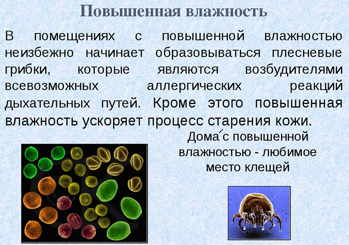 Норма влажности воздуха в жилом помещении, квартире для человека, ребенка