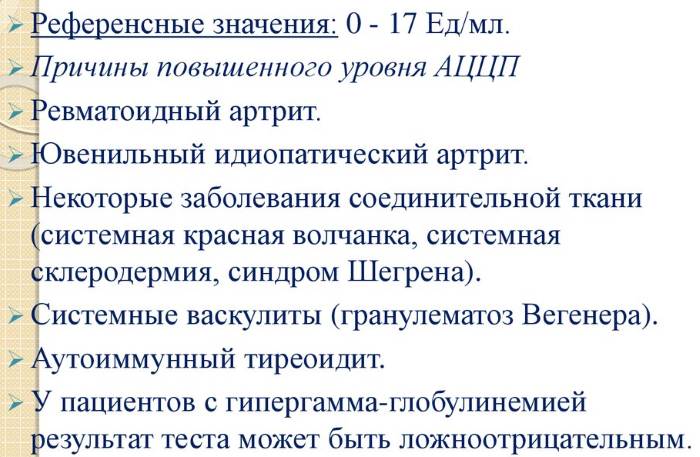 Ревмофактор (ревматоидный фактор) анализ крови. Что это такое, что показывает, норма