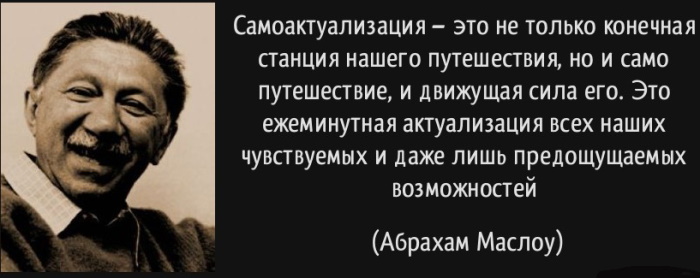 Самоактуализация личности в психологии это что? Определение по Маслоу