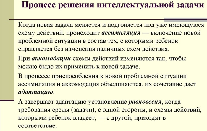 Аккомодация в психологии. Что это, восприятие развития, определение