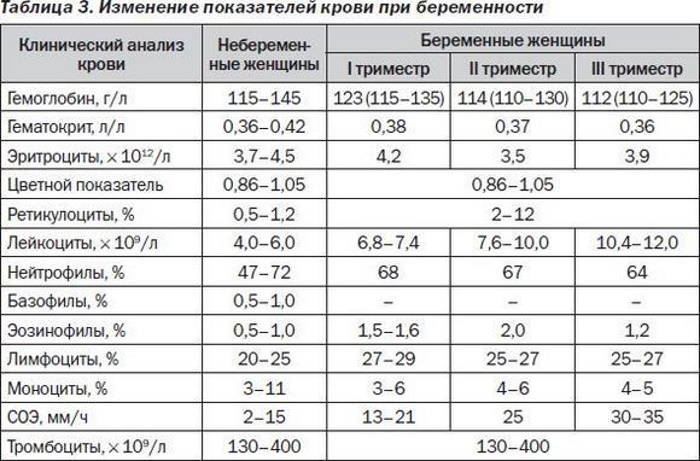 Лимфоциты понижены при беременности 1-2-3 триместр