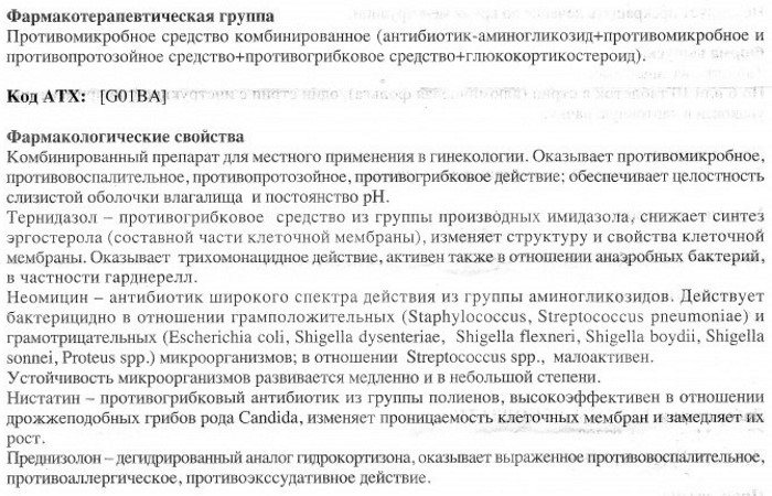 Тержинан свечи при грудном вскармливании. Отзывы