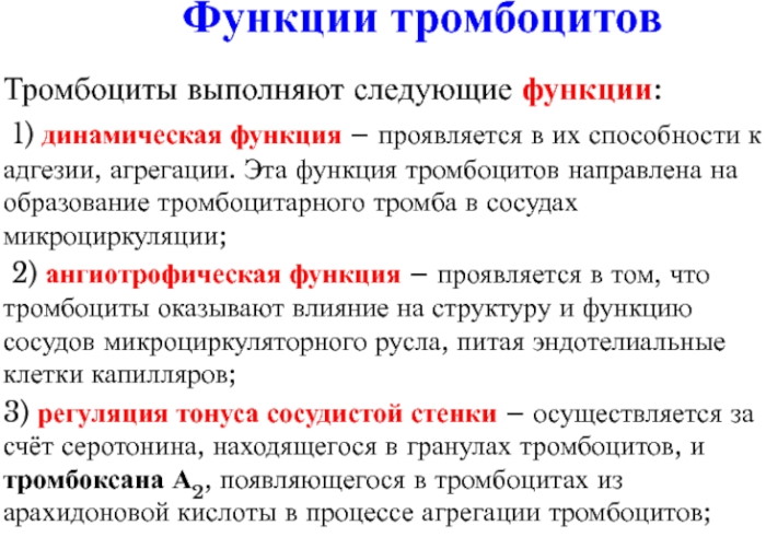 PLT в анализе крови у ребенка: норма, повышены, понижен