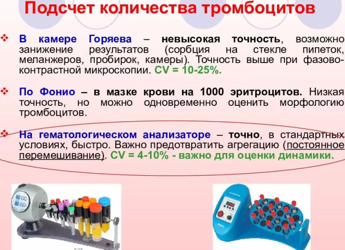 Тромбоциты по Фонио. Норма, что это, как сдать