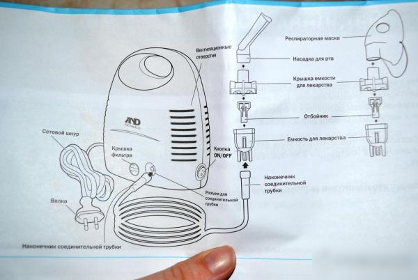 Ингалятор And CN-231 компрессорный. Отзывы, цена