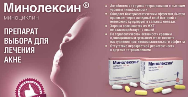 Миноциклин. Инструкция по применению, цена, отзывы