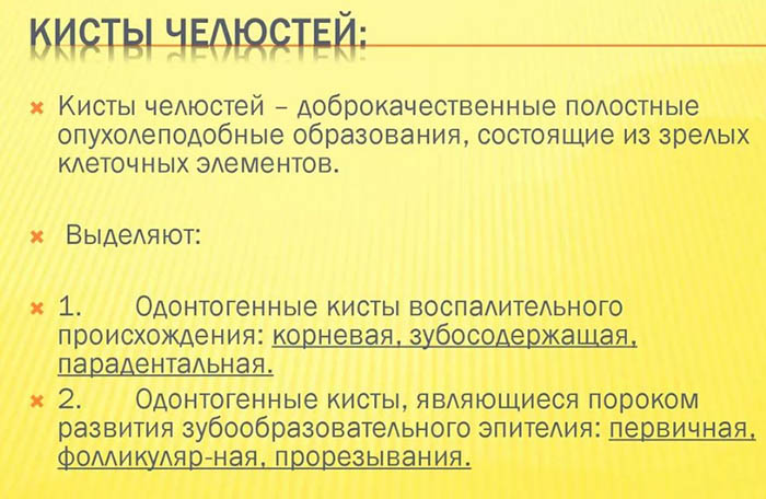 Верхнечелюстная киста пазухи левой, правой, верхней. Что это такое