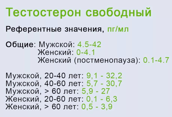 Тестостерон общий и свободный: в чем разница, какой сдавать