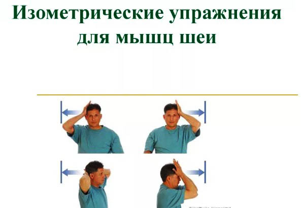 Изометрическая гимнастика для шейного, поясничного отдела позвоночника