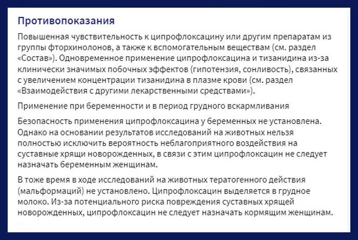 Ципролет. Побочные действия у женщин в гинекологии, отзывы