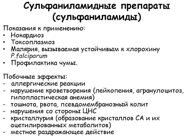 Сульфадиметоксин и аналоги. Таблетки нового поколения