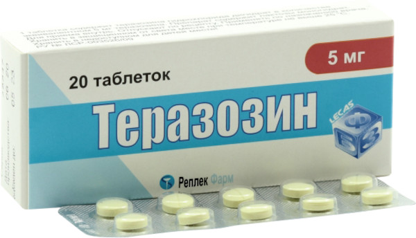 Теразозин (Terazosin) таблетки. Инструкция по применению, цена