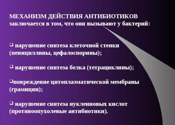 Антибиотики при гнойных ранах у взрослых в таблетках. Список